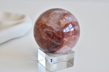Fire Quartz Sphere #1
