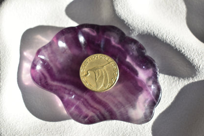 Fluorite Shell Bowl #1