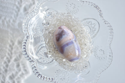 Blue Flower Agate Shiva #9