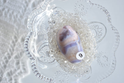 Blue Flower Agate Shiva #9