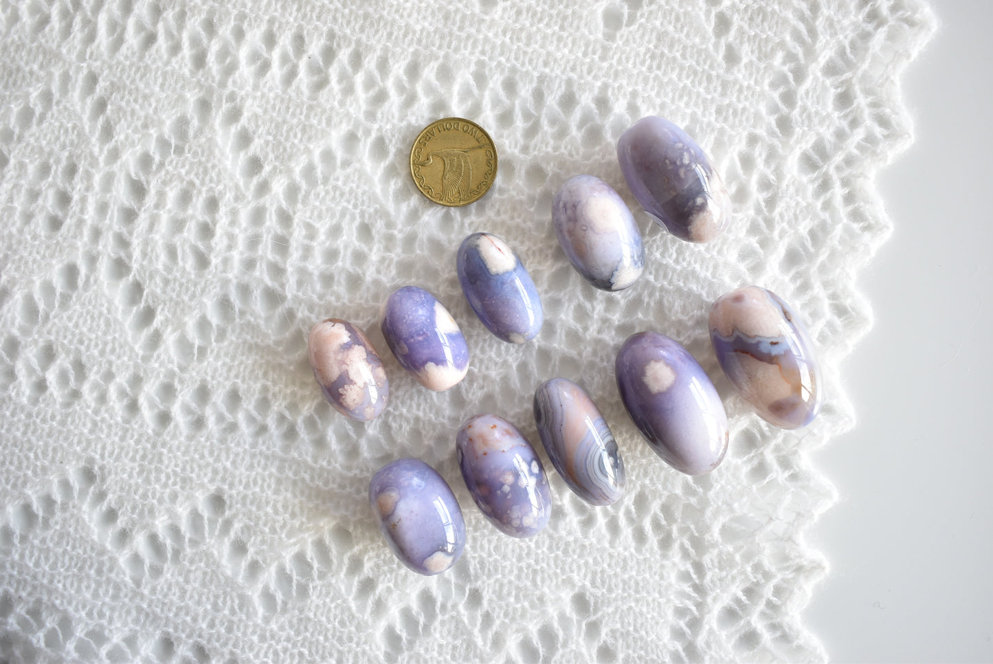 Blue Flower Agate Shiva #9