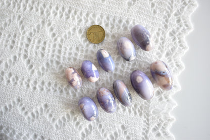 Blue Flower Agate Shiva #9