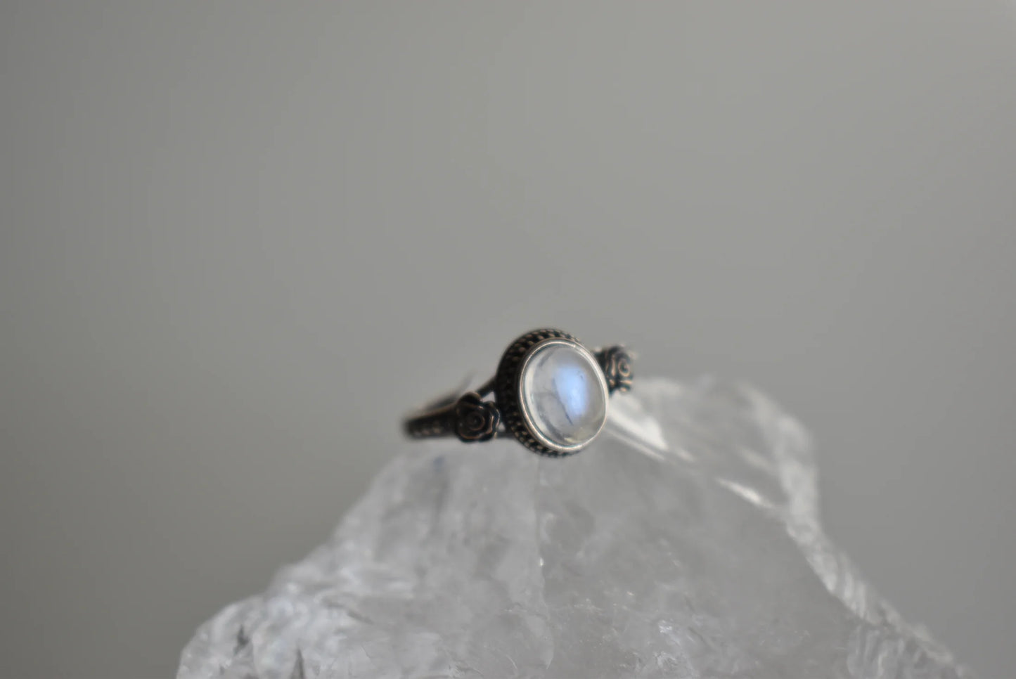 Moonstone Sterling Sliver Ring Adjustable