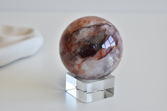 Fire Quartz Sphere #3