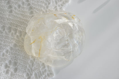 Clear Quartz Flower on Stand