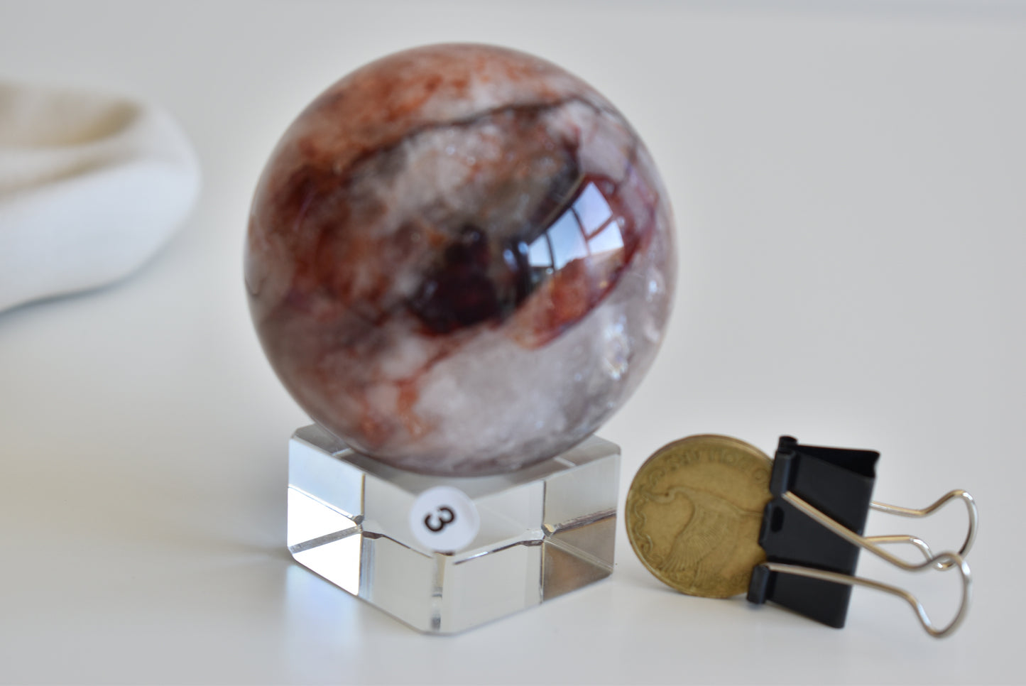 Fire Quartz Sphere #3
