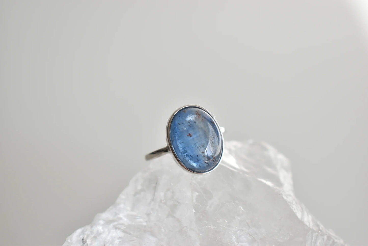 Blue Kyanite Sterling Sliver Ring Adjustable