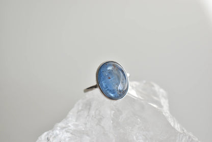 Blue Kyanite Sterling Sliver Ring Adjustable