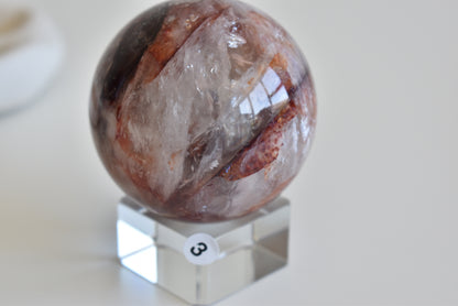 Fire Quartz Sphere #3