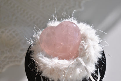 Asterism Rose Quartz Heart #1