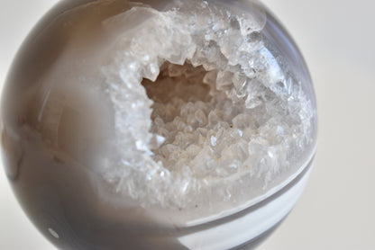 Large Druzy Agate Sphere 85mm