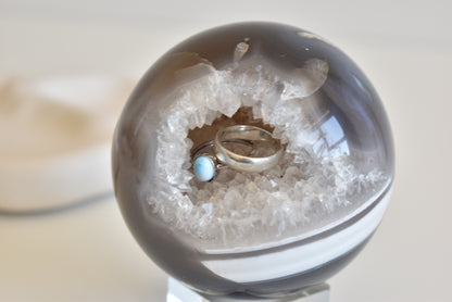 Large Druzy Agate Sphere 85mm