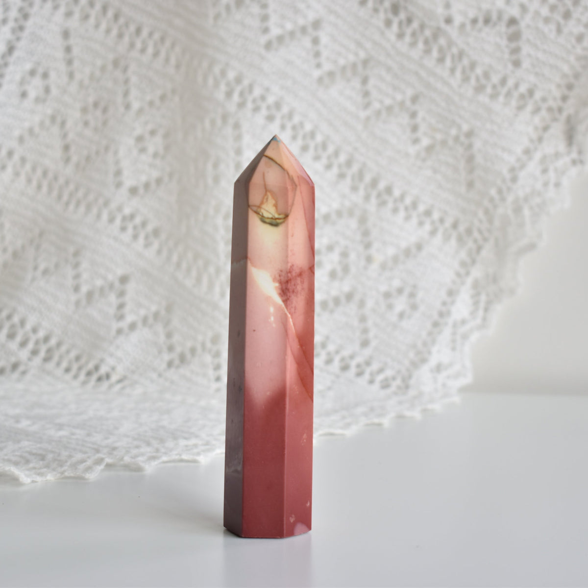Pink Mookaite Tower #3