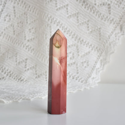 Pink Mookaite Tower #3