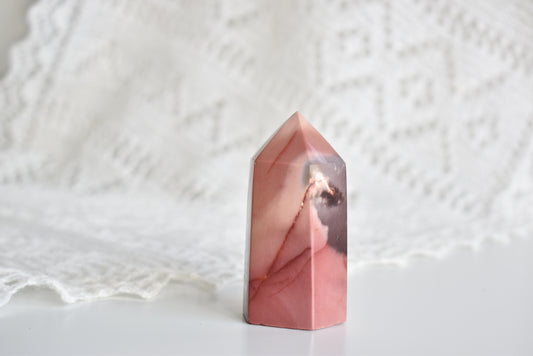 Pink Mookaite Tower #1