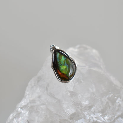 Ammonite Sterling Sliver Pendent