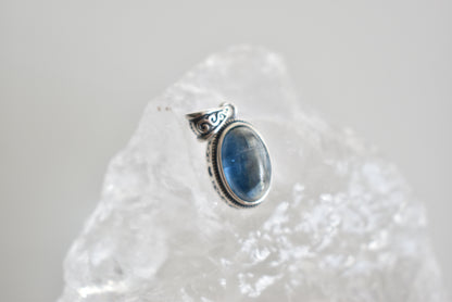 Blue Kyanite 925 Sterling Sliver Pendant