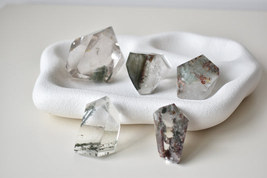 Garden Quartz Lodolite Freeform