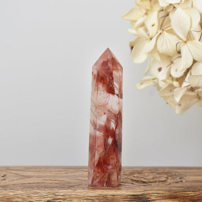 Fire (Hematoid) Quartz Point #9