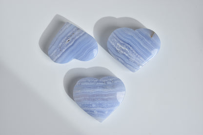 Blue Lace Agate Heart #3