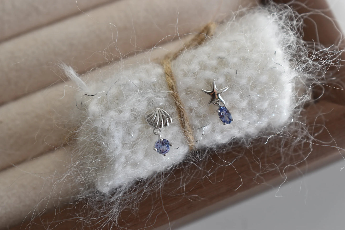 Tanzanite Sterling Sliver Drop Earring