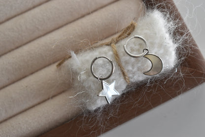 Mother of Pearl Sterling Sliver Drop Earring