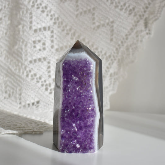 Amethyst Cluster Tower