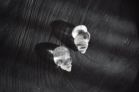 Clear Quartz Seashell (short)