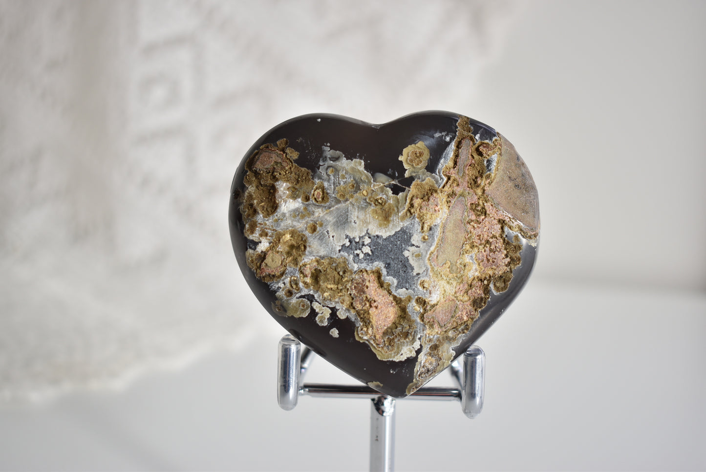 Dark Amethyst Cluster Heart #2