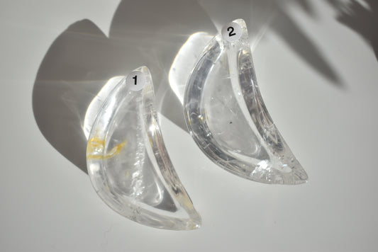 Clear Quartz Moon Bowl