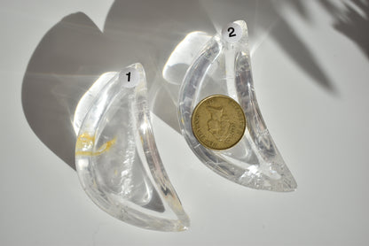Clear Quartz Moon Bowl