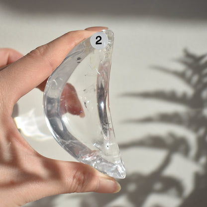 Clear Quartz Moon Bowl