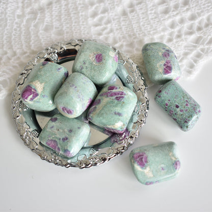 Ruby in Fuchsite Tumble