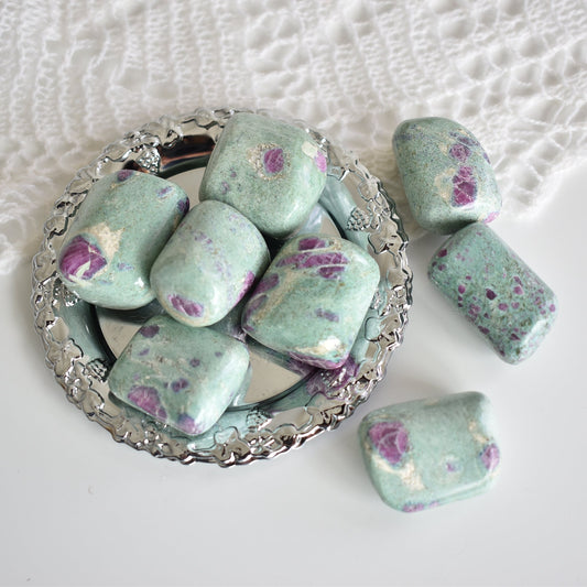 Ruby in Fuchsite Tumble