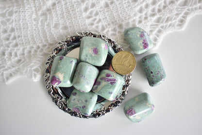 Ruby in Fuchsite Tumble