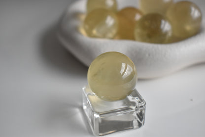Baby Citrine Sphere