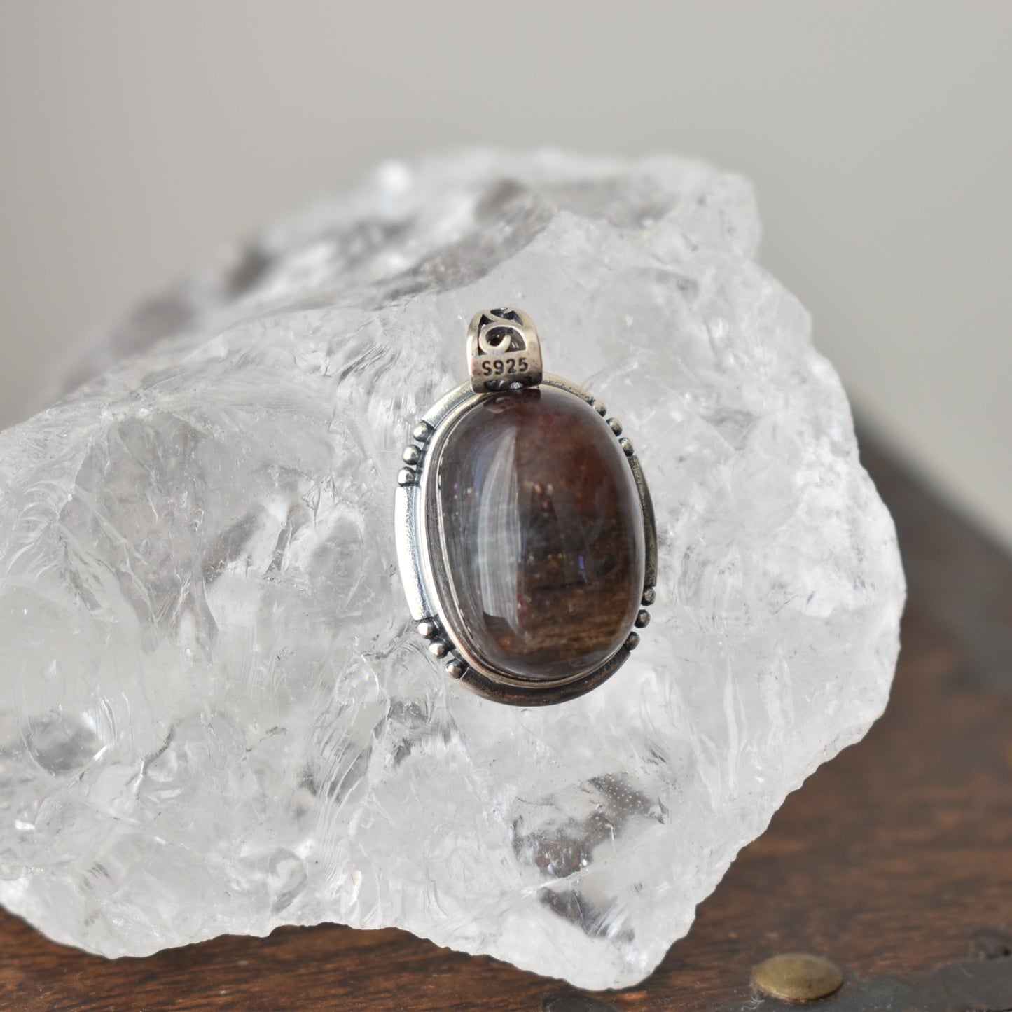 Lolite Sterling Silver Pendant