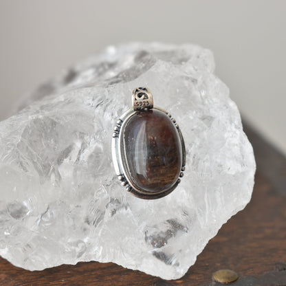 Lolite Sterling Silver Pendant