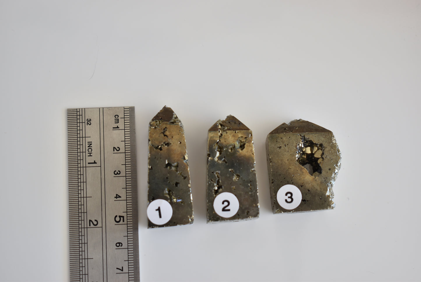 Druzy Pyrite Point