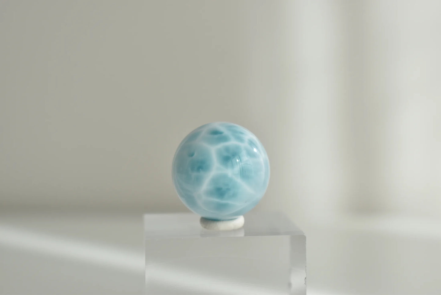 High Quality Larimar Sphere 2.5cm #4 (Video)