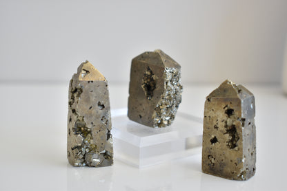 Druzy Pyrite Point