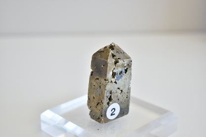 Druzy Pyrite Point