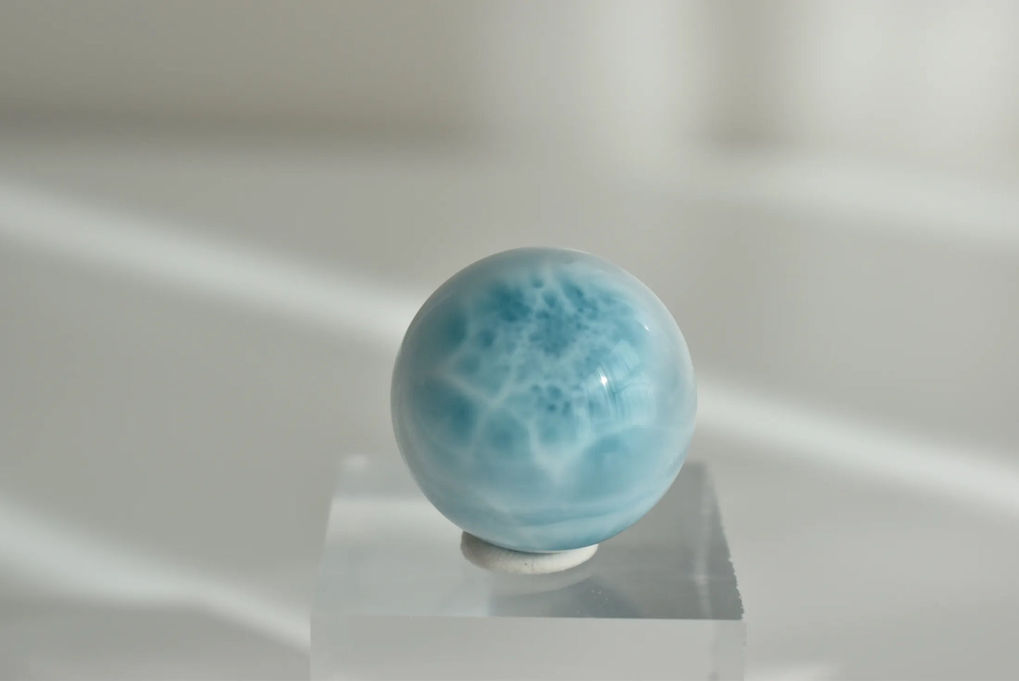 High Quality Larimar Sphere 2.8cm #2 (Video)