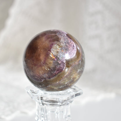 Aurora Fluorite Sphere (UV Reactive)