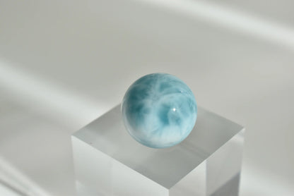 High Quality Larimar Sphere 2.3cm #5 (Video)