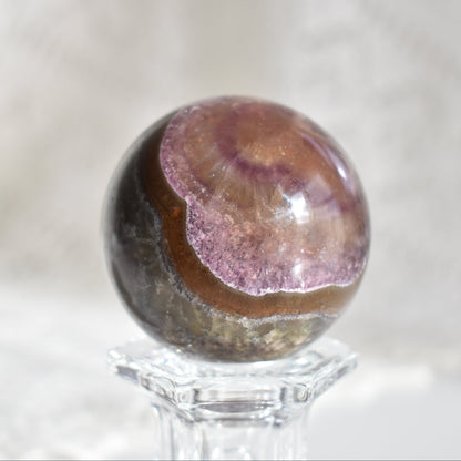 Aurora Fluorite Sphere (UV Reactive)