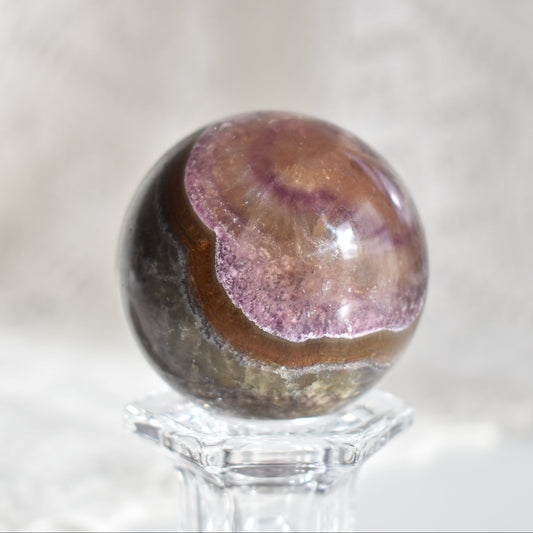 Aurora Fluorite Sphere (UV Reactive)