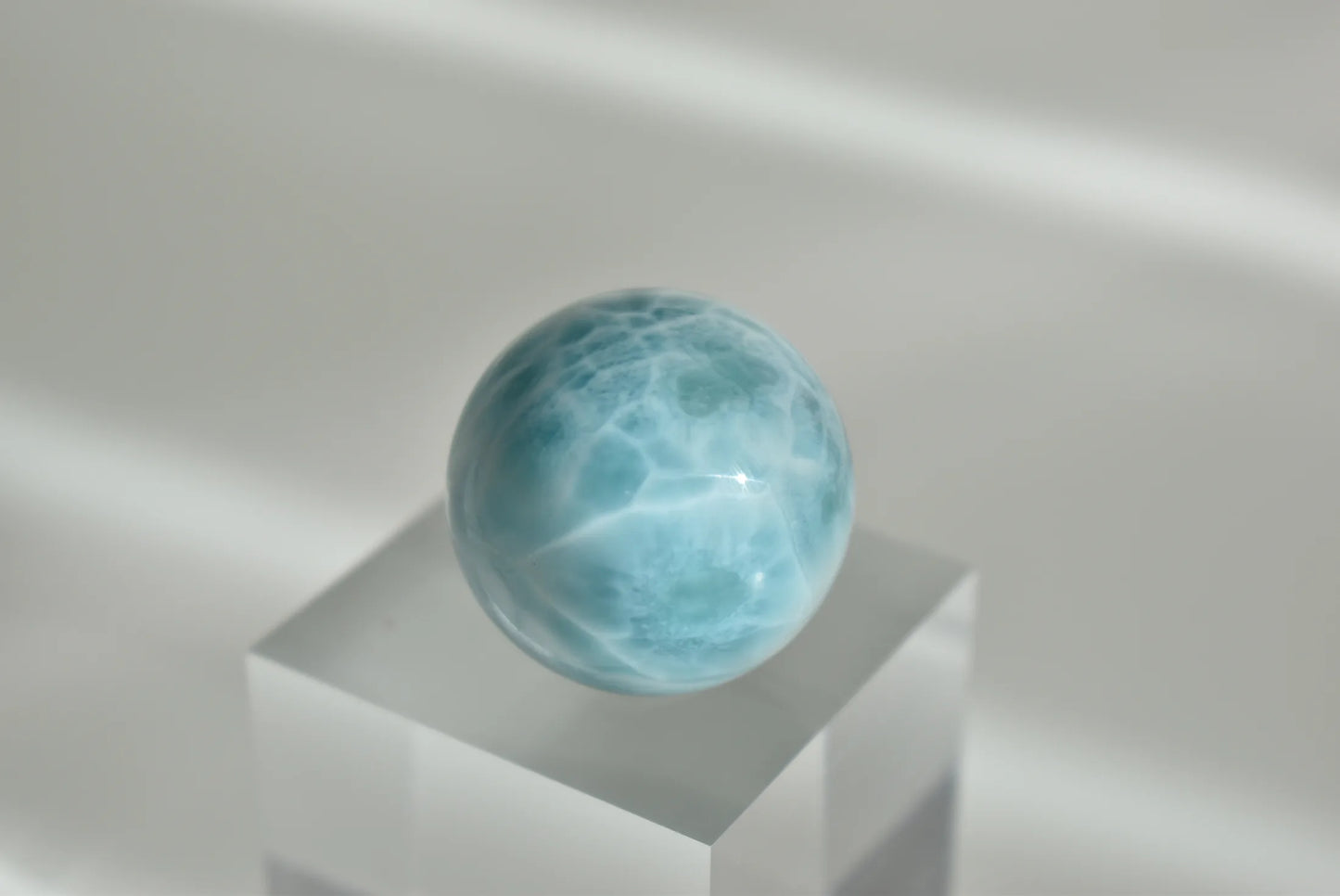 High Quality Larimar Sphere 2.9cm #1 (Video)