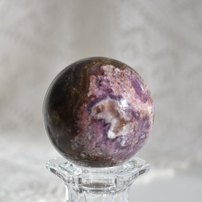 Aurora Fluorite Sphere (UV Reactive)