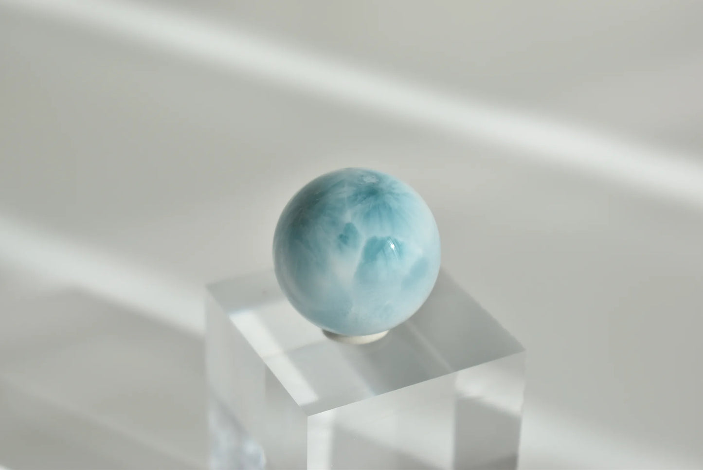 High Quality Larimar Sphere 2.6cm #3 (Video)